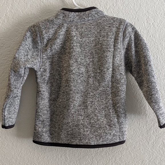 *NWT* Zip-up Gray Fleece Jacket w/ Pockets 18M - Picture 3 of 8
